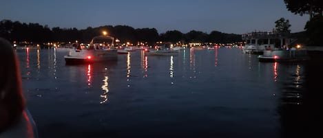 July 4th boat parade and fireworks