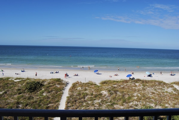 Beautiful Gulf view from the balcony 