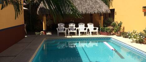 pool and palapa