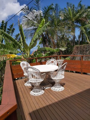 La terrasse de la chambre 1