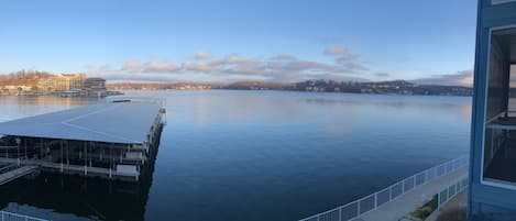 View of the main channel from the porch and master bedroom