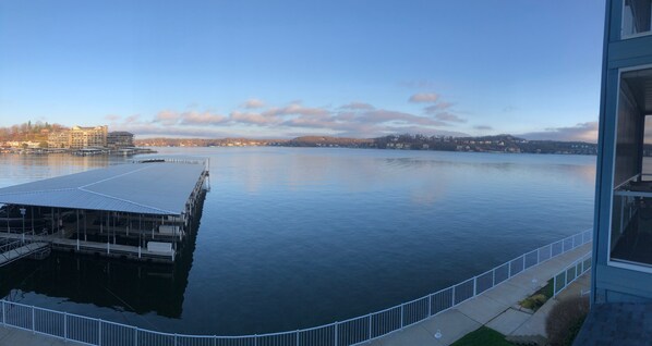 View of the main channel from the porch and master bedroom