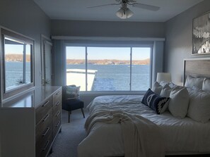 Master bedroom with a view