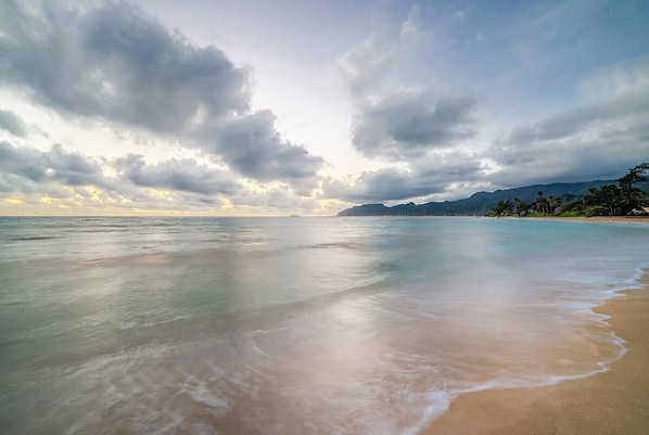 Another dawn on a calm morning at our beach