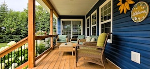Covered front porch