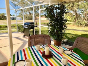 Outdoor dining