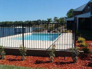 Pool and Lake View - Lake Placid Vacation