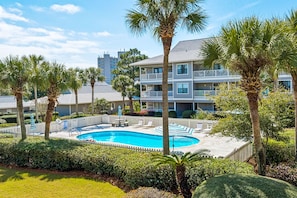 Beachwood Villas 12B- Toes in the Sand balcony views