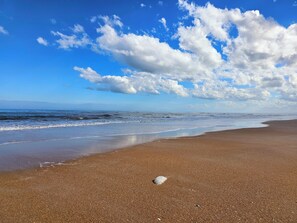 Enjoy St. Augustine Beach only a short walk away from the townhouse.