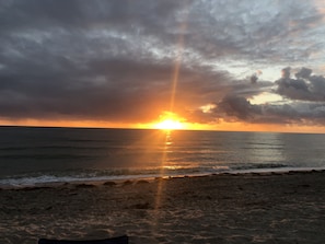 Sunrise on the beach