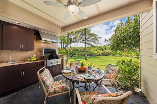 Outdoor dining