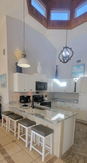 Luxury Kitchen tall  w/ Cupelo Ceiling 