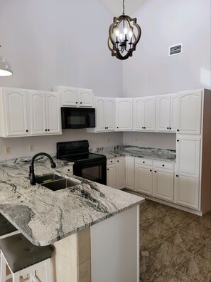 Large  Kitchen with New Luxury Grade GRANITE countertops 