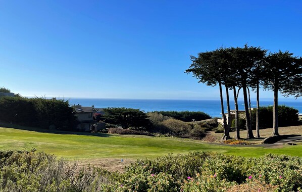 Sea & Golf Fairway view from the Deck