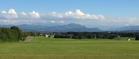 Aussicht auf den Grünten, der "Wächter des Allgäus"