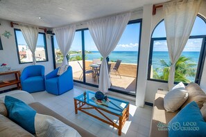 Living Area with Amazing Ocean Views