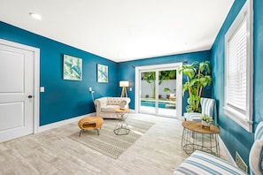 Indoor Seating Area by Pool Patio