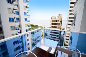 Uitzicht vanaf balkon