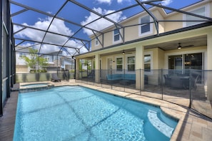 Private Pool with spa