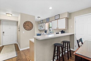 Full Kitchen with Extra Bar Seating