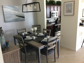 Formal Dining Room set for four seats six