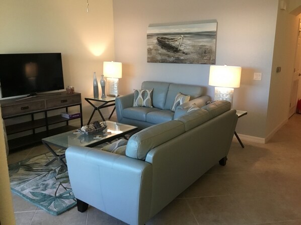 Living Room looking from Breakfast Nook