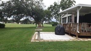 Patio for grilling