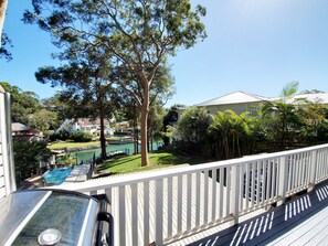 balcony and bbq