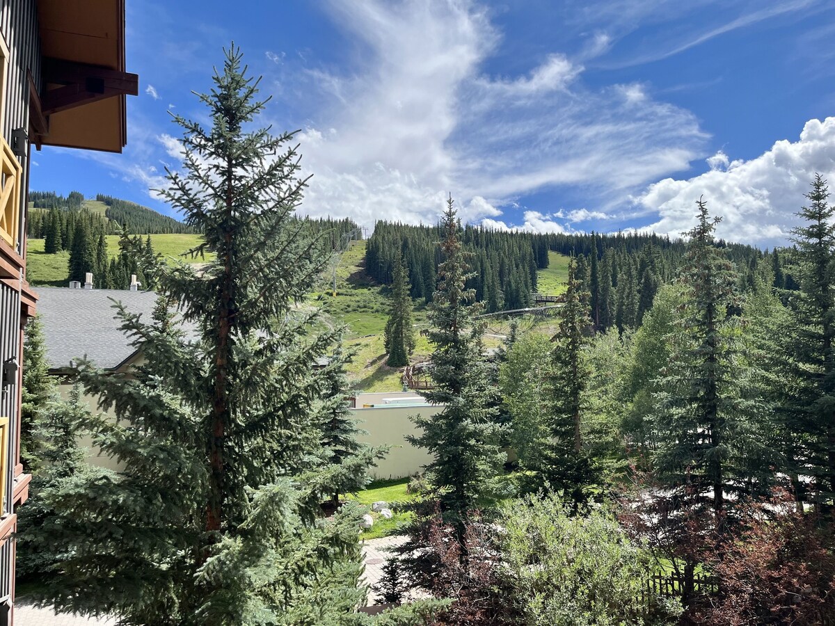 5 Star, 1 Bed + Den & 2 Baths in Central Copper Mountain