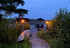 Camp Edna Dockside at Dusk