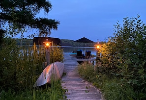 Camp Edna Dockside at Dusk