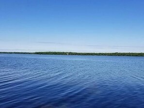 View from boat dock