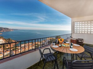 Sky, Table, Cloud, Furniture, Water, Building, Wood, Chair, Window, Interior Design