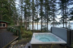 Enjoy a soak following a hike or remote beach walk 