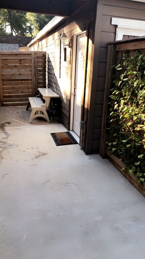 Private gated patio 