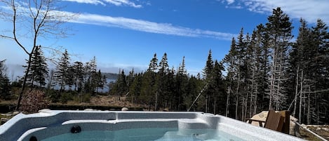 Outdoor hot tub