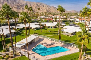 Heated Community Pool just across the green space!