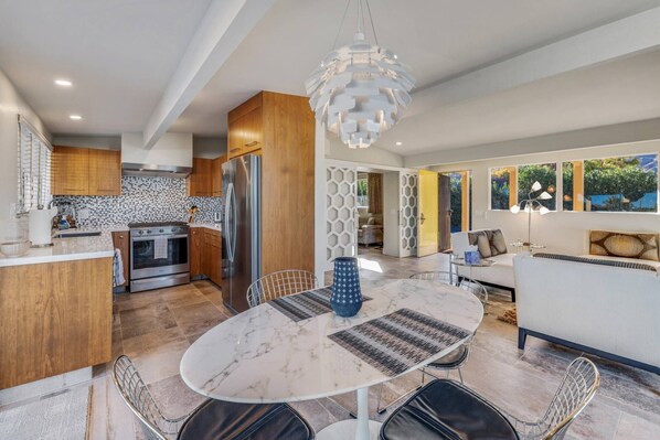 Abundant Natural Light in the Open and Airy Living/Dining Area