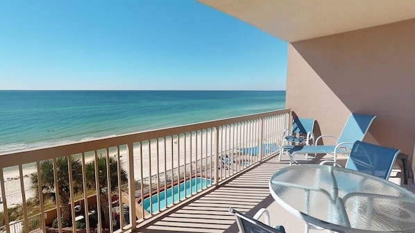 Private Balcony Overlooking the Ocean