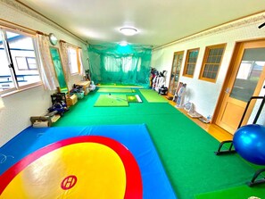 Whole view of the training room 24 tatami mats