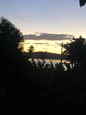 Sunrise beach picture from the guesthouse!
