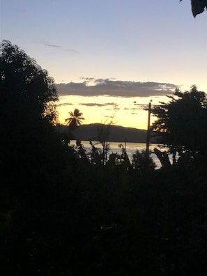 Sunrise beach picture from the guesthouse!