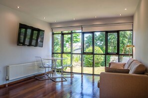 Living room with sofa bed