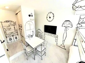 A room straight out of a comic book