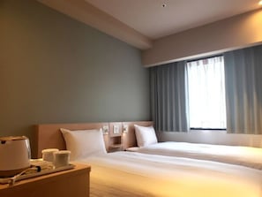 Simple but spacious. Orthodox double room