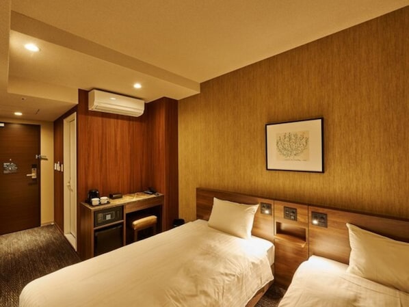 Simple but spacious. Orthodox double room