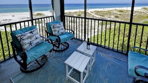 Screened-in Balcony with Fresh Sea Breezes