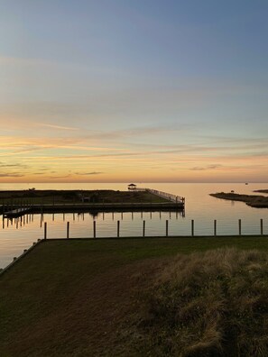 Sunset views from the decks. 