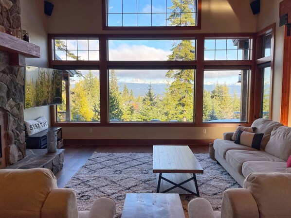 Stuart Mountain views from the great room