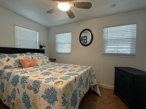 Front bedroom with queen bed